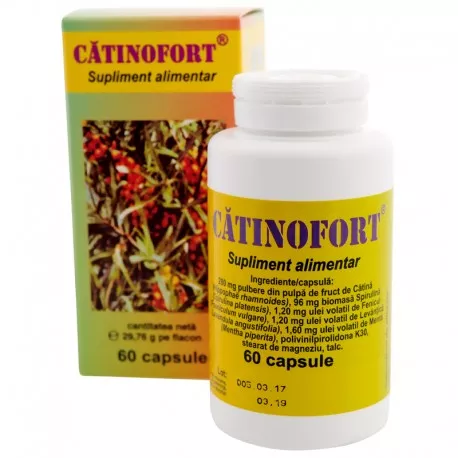 Catinofort, 60 capsule, Hofigal, [],remediumfarm.ro