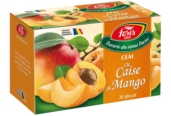 Ceai Aromfruct caise,mango x 20dz(Fares), [],remediumfarm.ro