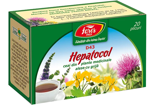 Ceai Hepatocol x 20dz (Fares), [],remediumfarm.ro