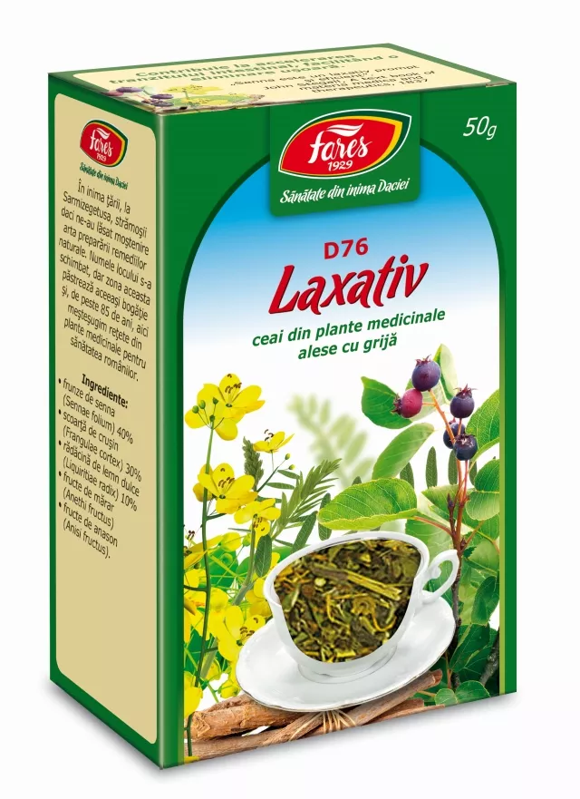 Ceai Laxativ x 50g (Fares), [],remediumfarm.ro