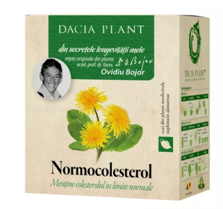 Ceai normocolesterol x 50g (Dacia Pl), [],remediumfarm.ro