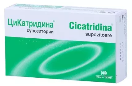 Cicatridina supozitoare, 10 bucati, Farma-Derma Italia, [],remediumfarm.ro
