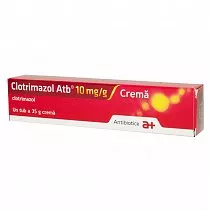 Clotrimazol 1% crema, 35g, Antibiotice, [],remediumfarm.ro