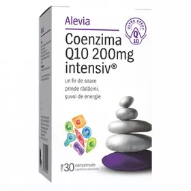 Coenzima Q10, 200 mg intensiv, 30 comprimate, Alevia, [],remediumfarm.ro