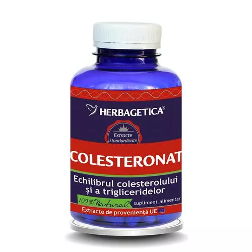 Colesteronat x 120cps (Herbagetica), [],remediumfarm.ro