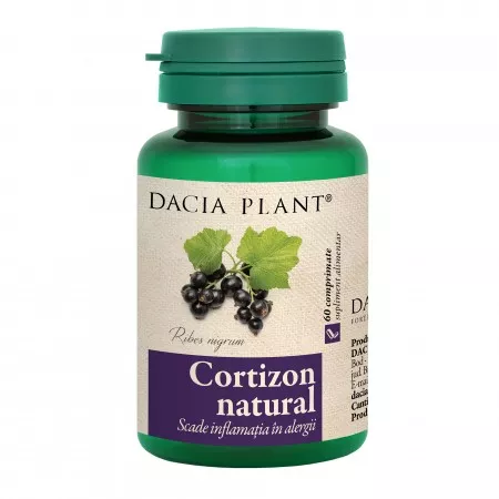 Cortizon Natural, 60 comprimate, Dacia Plant, [],remediumfarm.ro