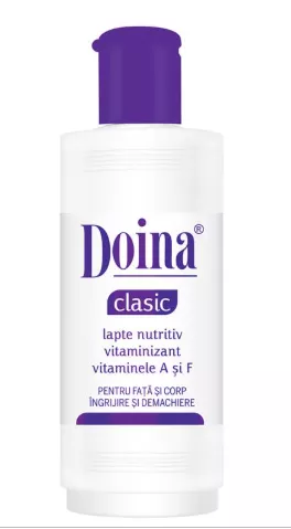 Lapte demachiant nutritiv vitaminizant Doina Clasic, 200 ml, Farmec 327, [],remediumfarm.ro