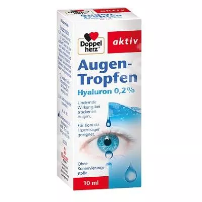 DOPPELHERZ Aktiv Augen-Tropfen Hyaluron 0.2% x 10ml pic. oft, [],remediumfarm.ro