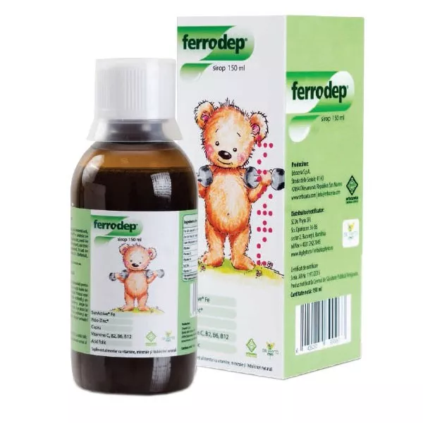 Sirop pentru copii Ferrodep, 150 ml, Dr. Phyto, [],remediumfarm.ro