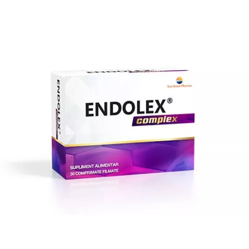 Endolex Complex, 30 comprimate filmate, Sun Wave, [],remediumfarm.ro