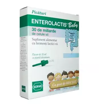 Enterolactis Baby, 10 ml, Sofar, [],remediumfarm.ro