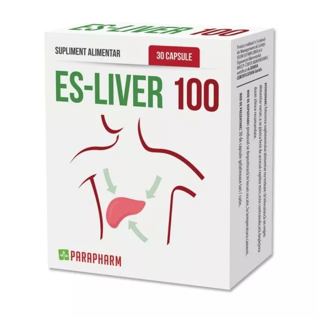 Es-LIver 100mg x 30cps (Parapharm), [],remediumfarm.ro