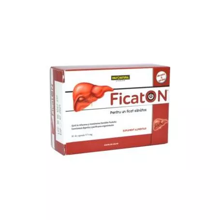 FicatOn x 30cps (OnlyNatural), [],remediumfarm.ro