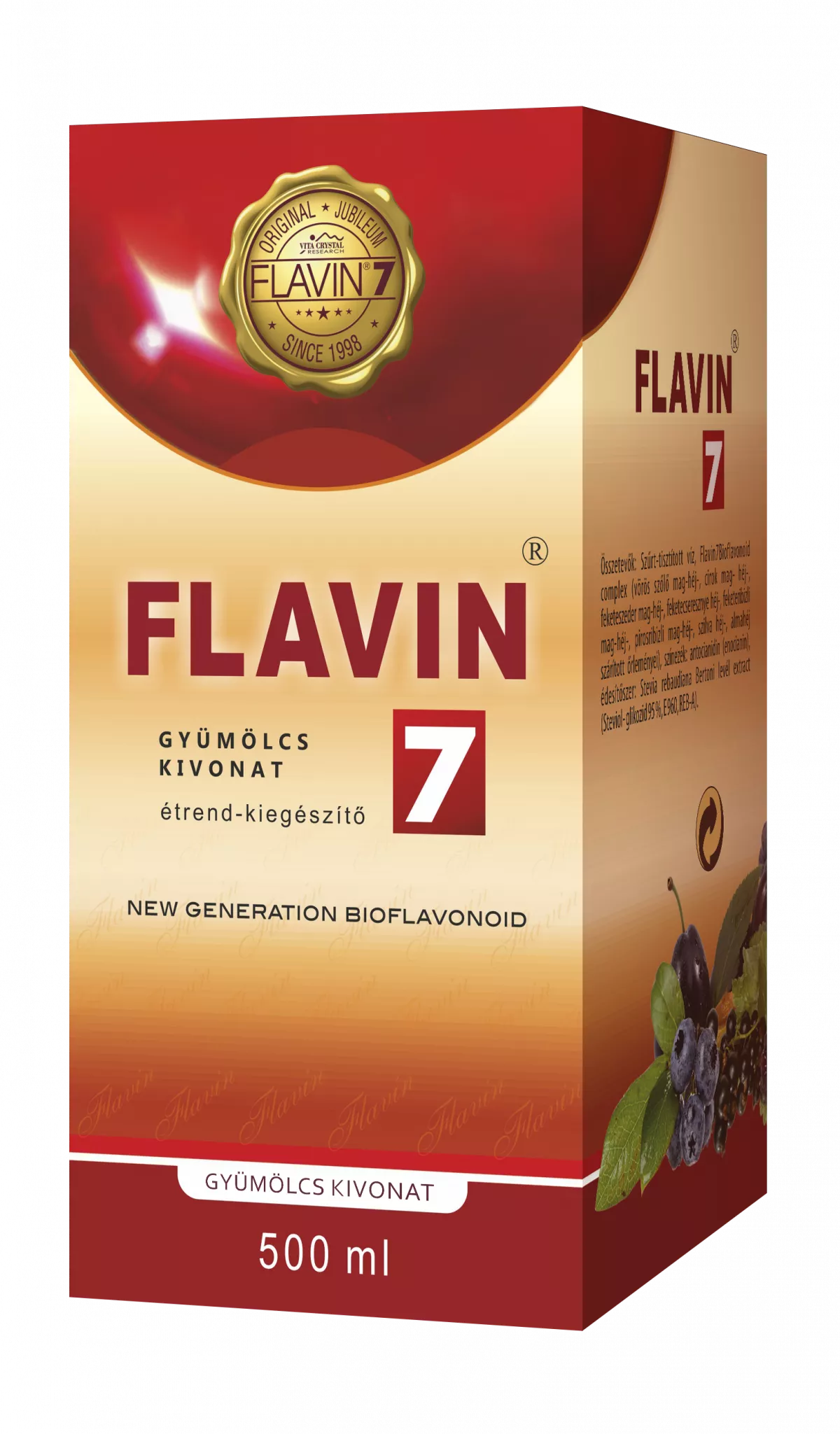 Flavin 7, 500ml, Vitacrystal, [],remediumfarm.ro