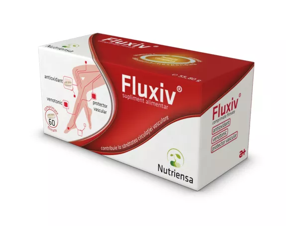 Fluxiv, 60 comprimate, Antibiotice, [],remediumfarm.ro