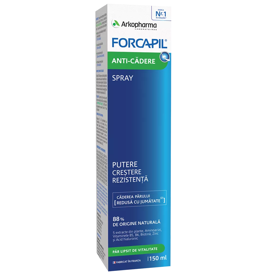 Forcapil lotiune spray anti-cadere, 150 ml, Arkopharma, [],remediumfarm.ro