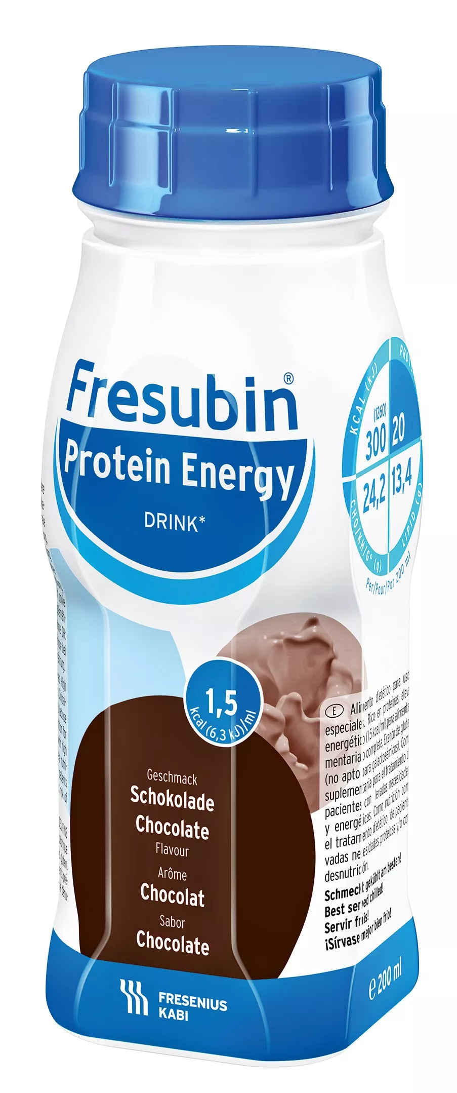 Bautura Fresubin Protein Energy 1,5kcal cu aroma de ciocolata, 200ml, Fresenius Kabi, [],remediumfarm.ro