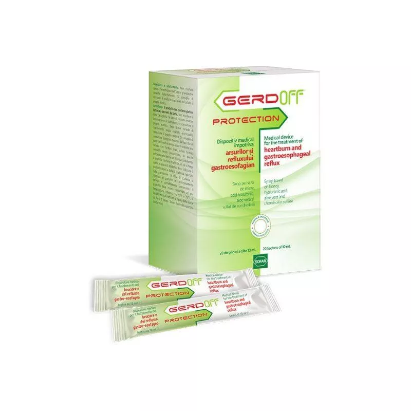 Gerdoff protection 20 plicuri x 10 ml, [],remediumfarm.ro