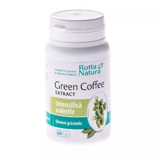Green Coffee extract x 60cps (RottaNat), [],remediumfarm.ro