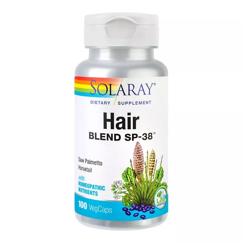 Hair Blend Solaray, 100 capsule, Secom, [],remediumfarm.ro