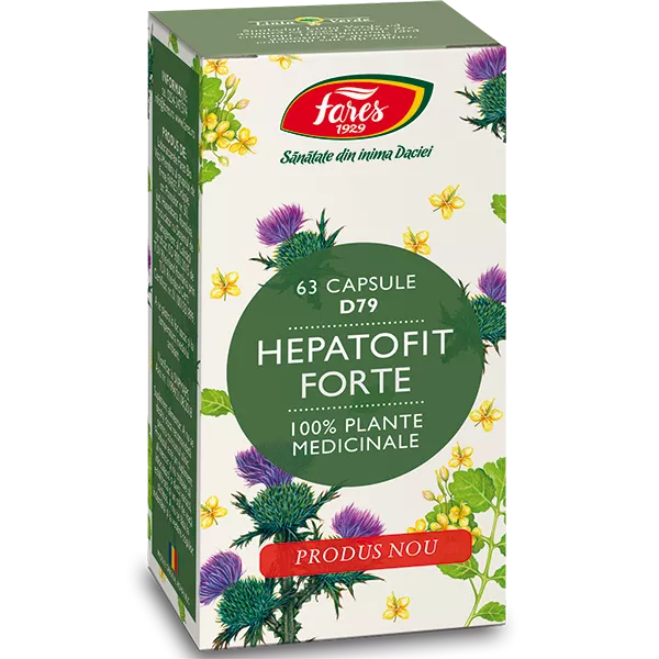 Hepatofit Forte x 63cps, [],remediumfarm.ro