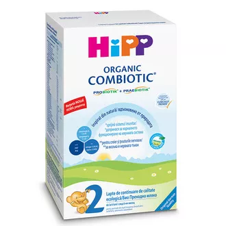HIPP 2 Combiotic Organic lapte continuare 6luni+, 300 g, [],remediumfarm.ro