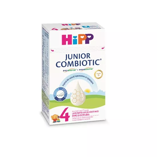 Lapte de crestere Junior Combiotic 4, 500 g, Hipp, [],remediumfarm.ro