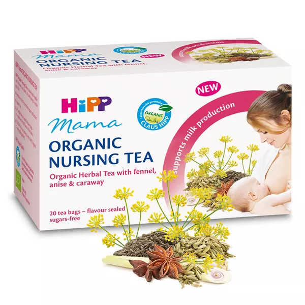 HIPP Mama Ceai organic pentru ajutarea lactației, 20 plicuri, [],remediumfarm.ro