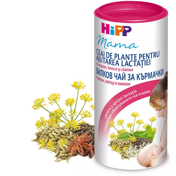 HIPP Mama Ceai instant de plante pentru lactatie, 200 g, [],remediumfarm.ro