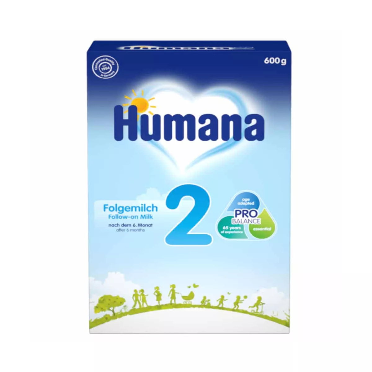 Humana 2 Lapte praf, 600 g, [],remediumfarm.ro