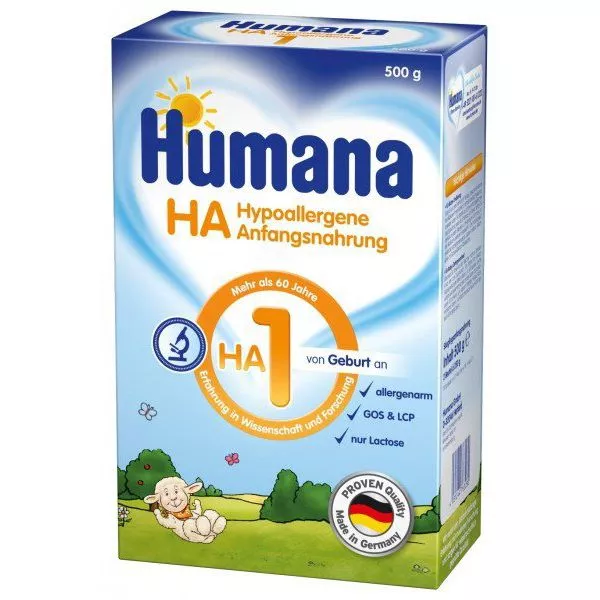 HUMANA HA1 lapte praf x 500g, [],remediumfarm.ro