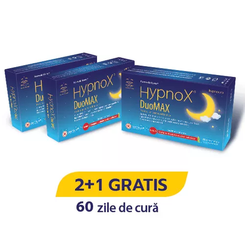 HYPNOX DuoMax, 20cpr, 2+1gratis, Biopol, [],remediumfarm.ro