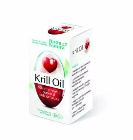 Krill oil x 30cps (Rotta Natura), [],remediumfarm.ro