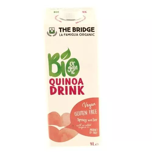 Lapte vegetal bio de quinoa, 1l, The Bridge, [],remediumfarm.ro
