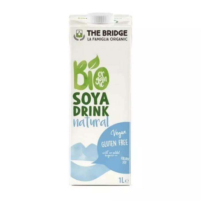 Lapte vegetal bio de soia, 1l, The Bridge, [],remediumfarm.ro