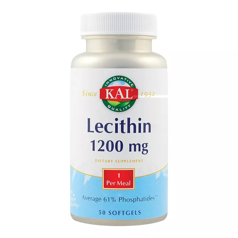 Lecithin 1200mg Kal, 50 comprimate, Secom, [],remediumfarm.ro