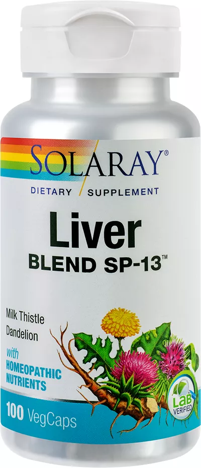 Liver Blend Solaray, 100 capsule, Secom, [],remediumfarm.ro