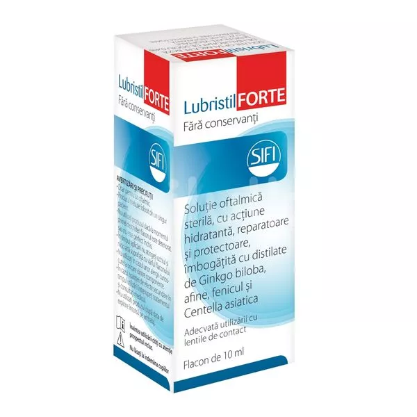 Lubristil Forte solutie oftalmica, 10 ml, Sifi, [],remediumfarm.ro