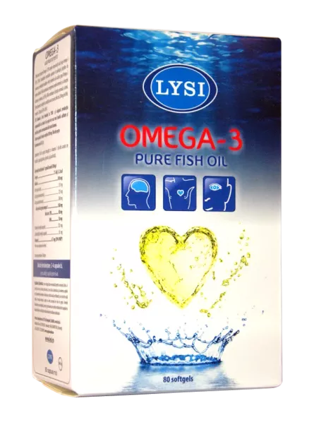 LYSI Omega 3 x 80cps, [],remediumfarm.ro