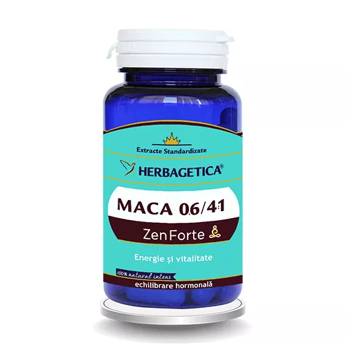Maca Zen forte x 60cps (Herbagetica), [],remediumfarm.ro