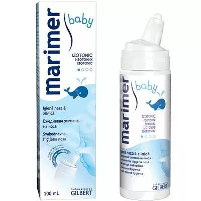 Spray nazal izotonic Marimer Baby, 100 ml, Gilbert, [],remediumfarm.ro