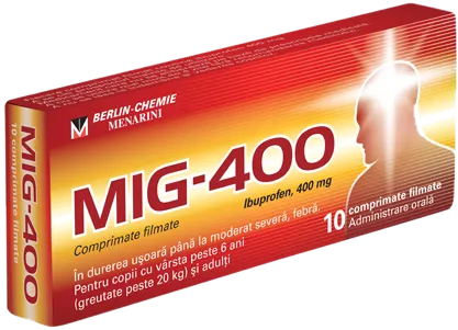 Mig-400 400mg x 10cp.film, [],remediumfarm.ro