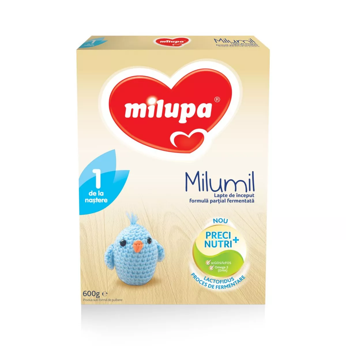 MILUPA Milumil 1 lapte, 600g, [],remediumfarm.ro