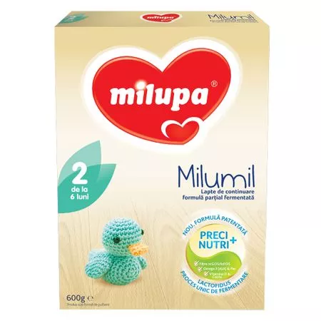 MILUPA Milumil 2 lapte, 600g, [],remediumfarm.ro