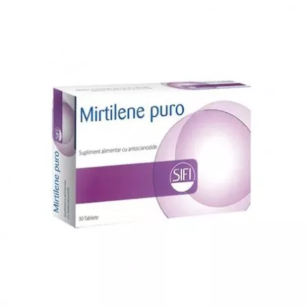 Mirtilene Puro, 30 tablete, Sifi, [],remediumfarm.ro