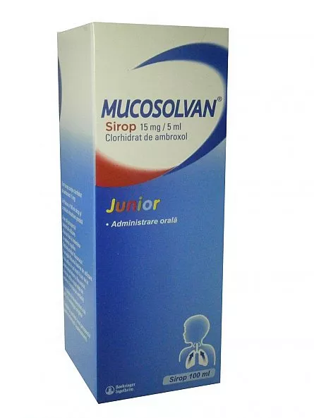 Mucosolvan Junior 15mg/5ml sirop x 100ml, [],remediumfarm.ro