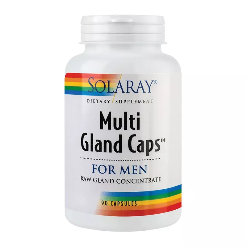 Multi Gland Caps for Men Solaray, 90 capsule, Secom, [],remediumfarm.ro