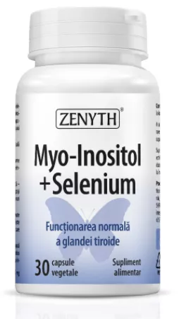 Myo-Inositol + Selenium 30 cps (Zenyth), [],remediumfarm.ro