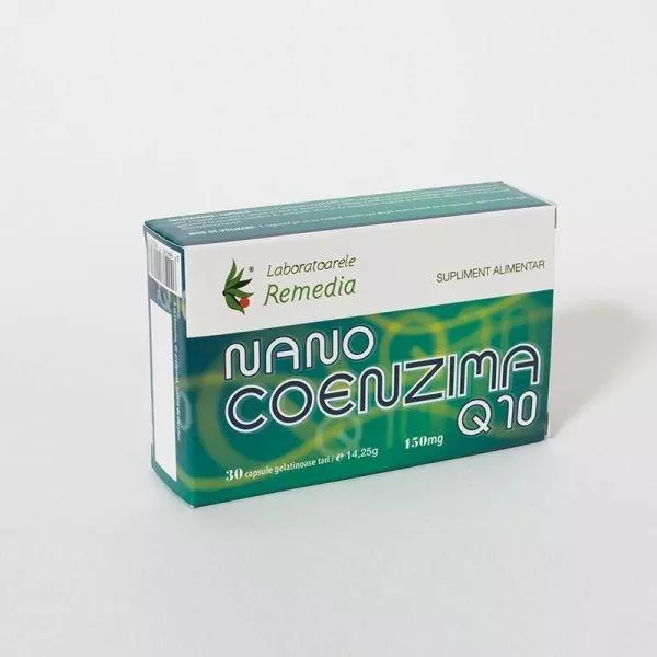 Nano Coenzima Q10 150mg x 30cps, [],remediumfarm.ro