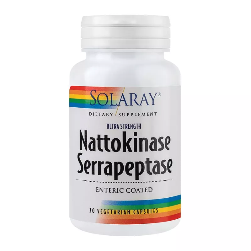 Nattokinase serrapeptase x 30cps (Secom), [],remediumfarm.ro